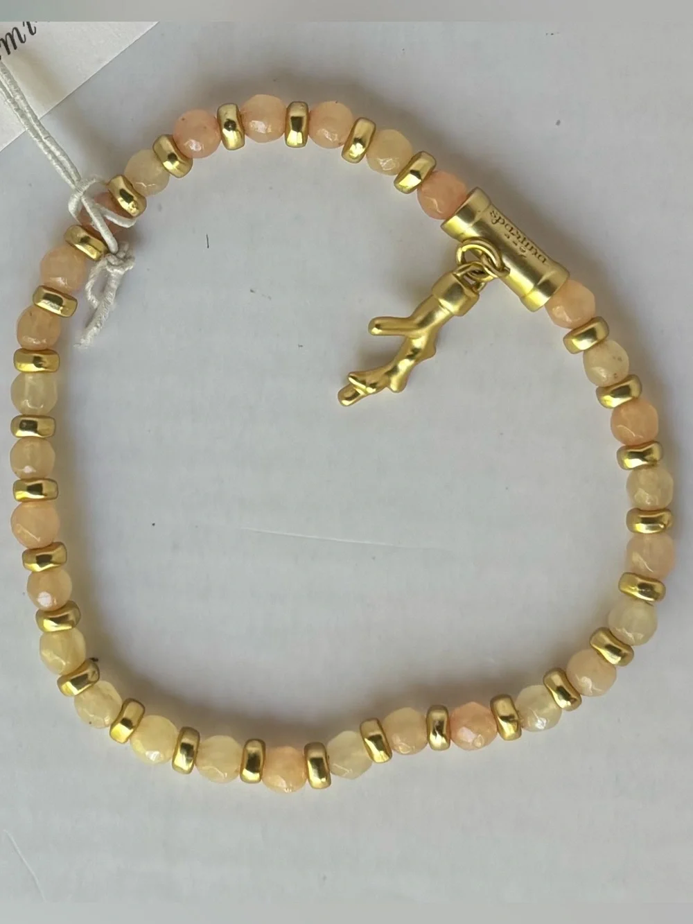 Spartina 449 Calm Waters Pink Jade Bracelet